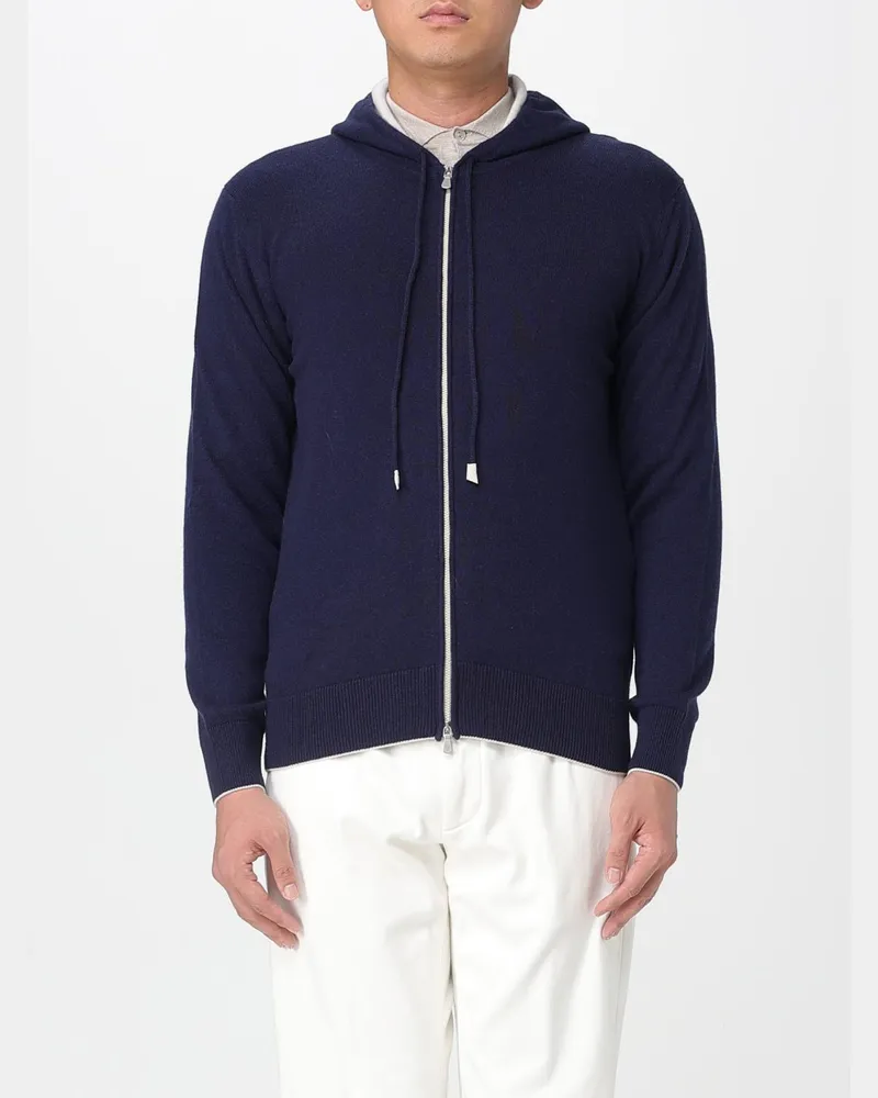 Eleventy Pullover herren Blau