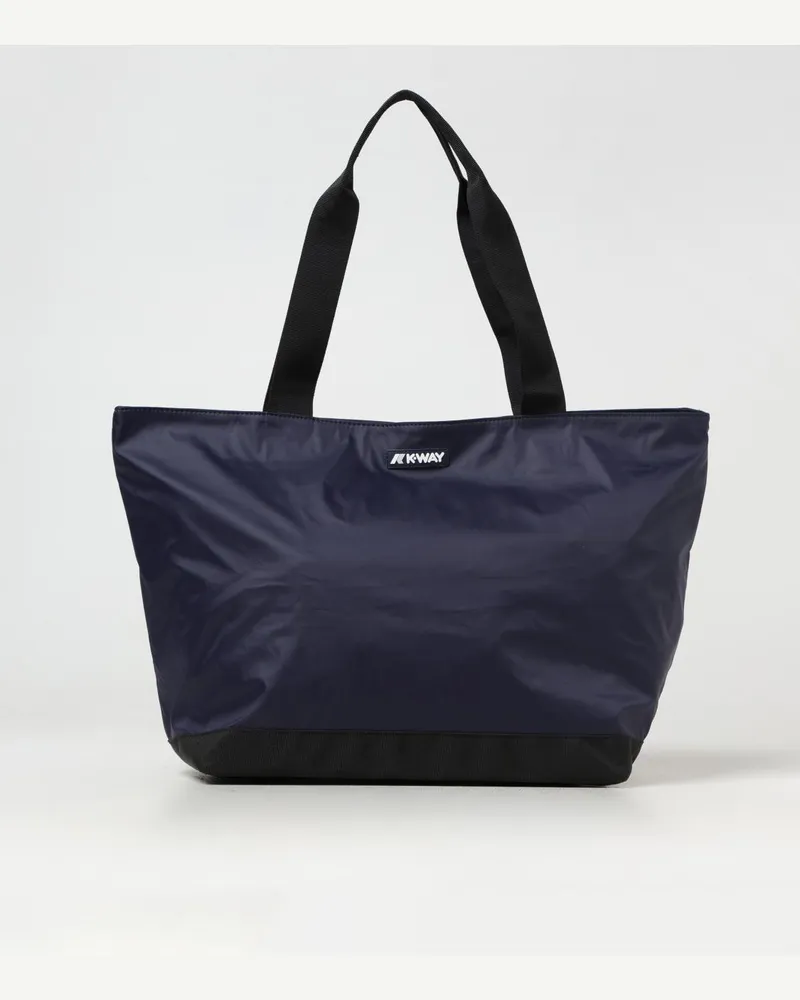 K-Way Schultertasche damen Blau