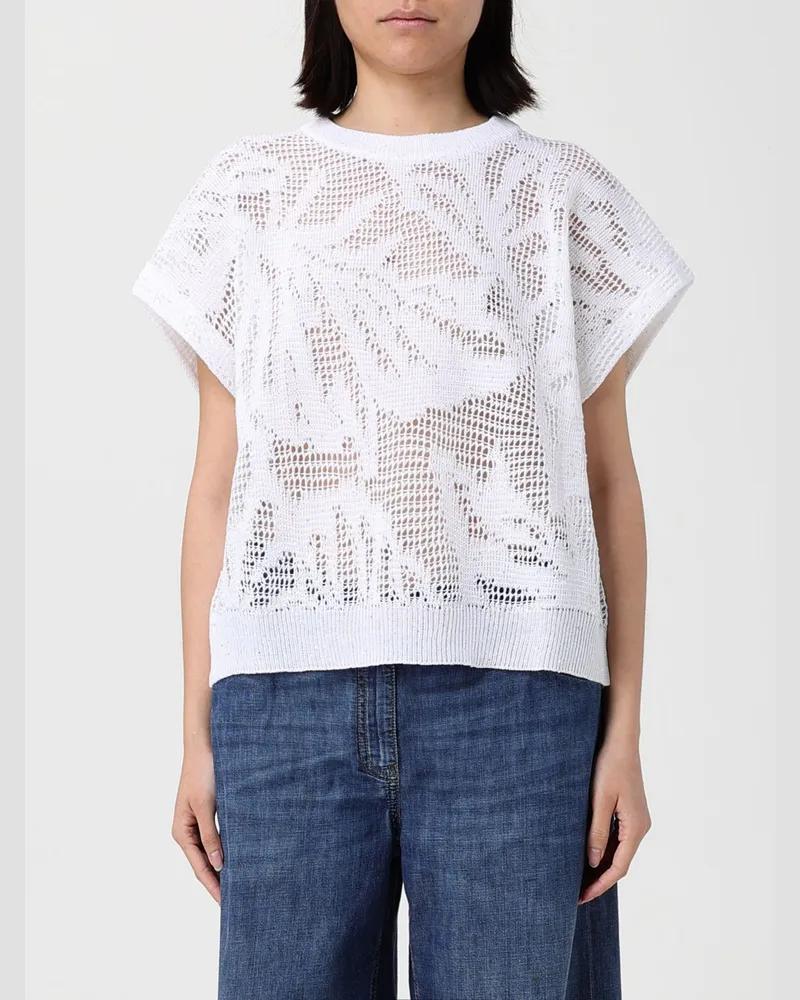 Brunello Cucinelli Pullover damen Weiß