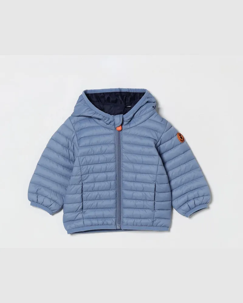 Save The Duck 100 Gramm Daunenjacke aus Nylon mit Kapuze Blau