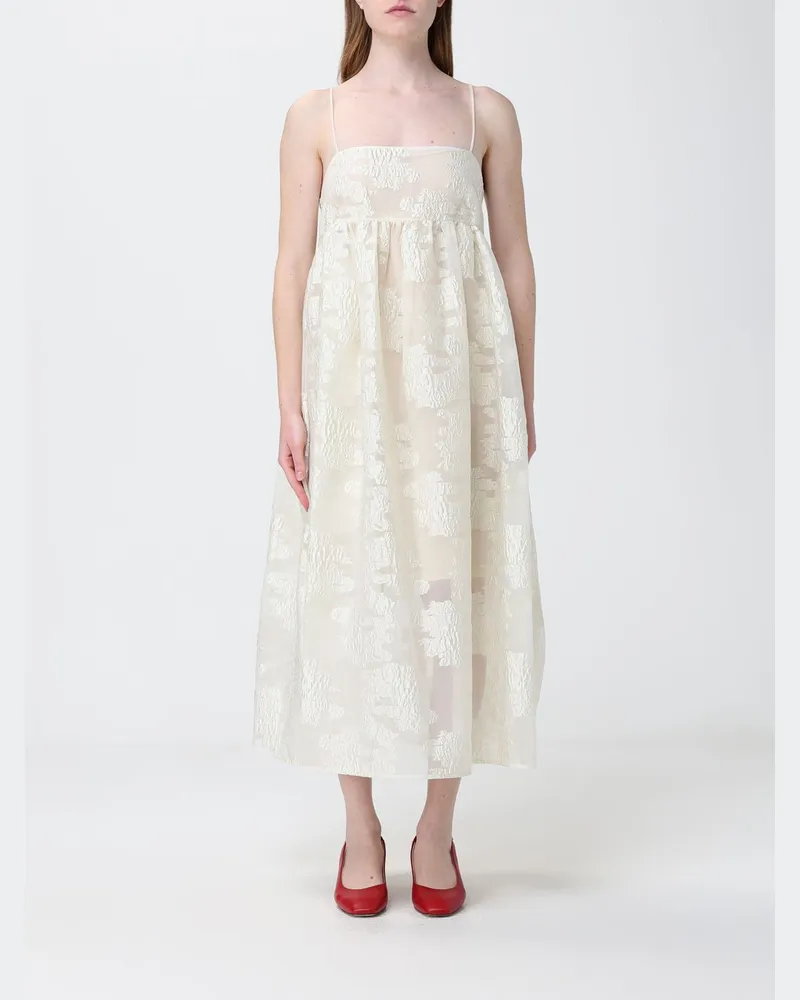 MEIMEIJ Jacquard-Midi-Kleid Gelb