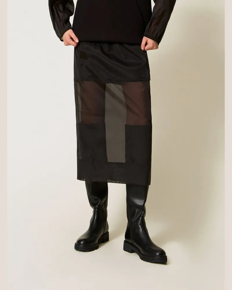 Twin-Set Rock damen Schwarz