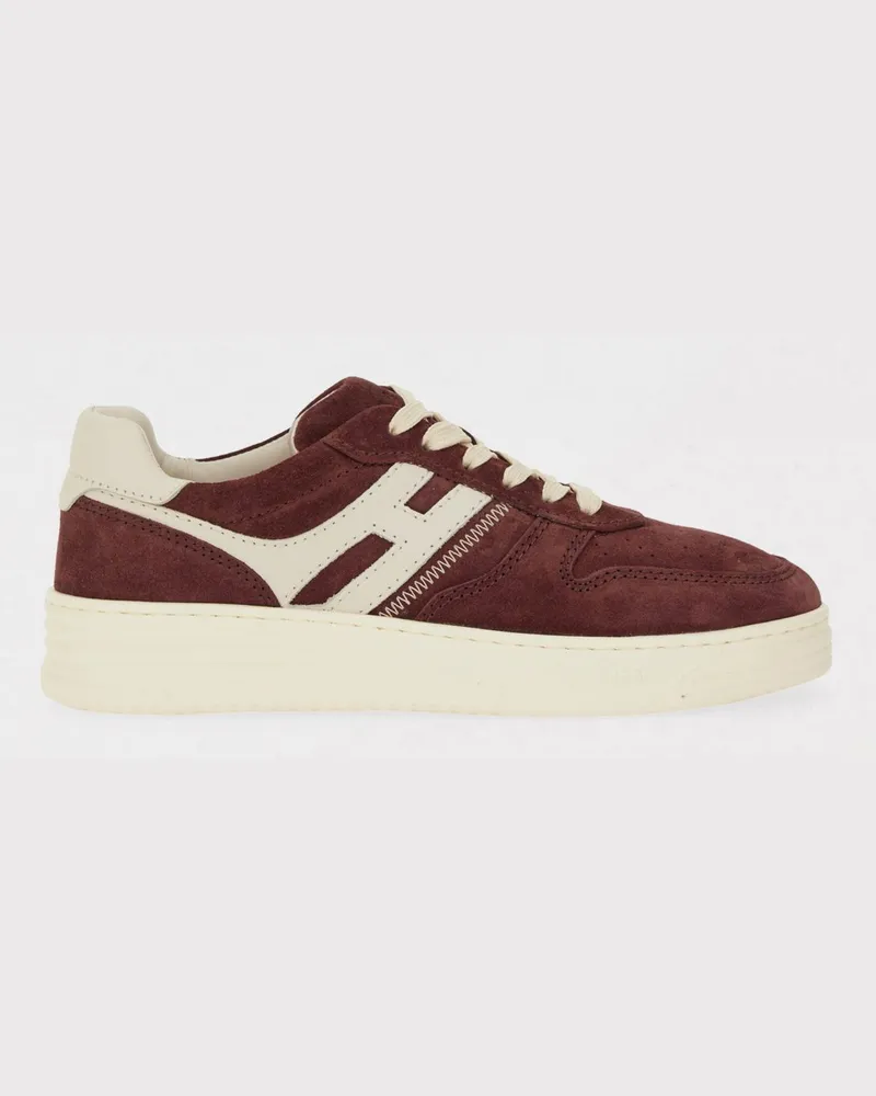Hogan Sneakers damen Burgunderrot