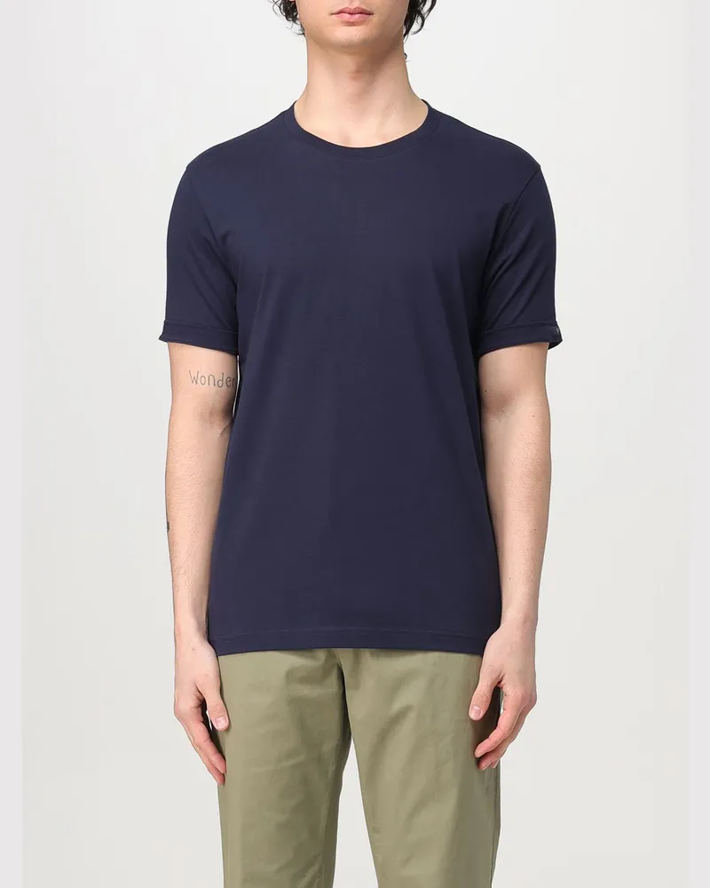Fay T-shirt herren Blau