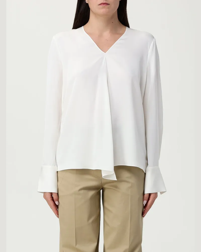 Theory Hemdbluse damen Ivory