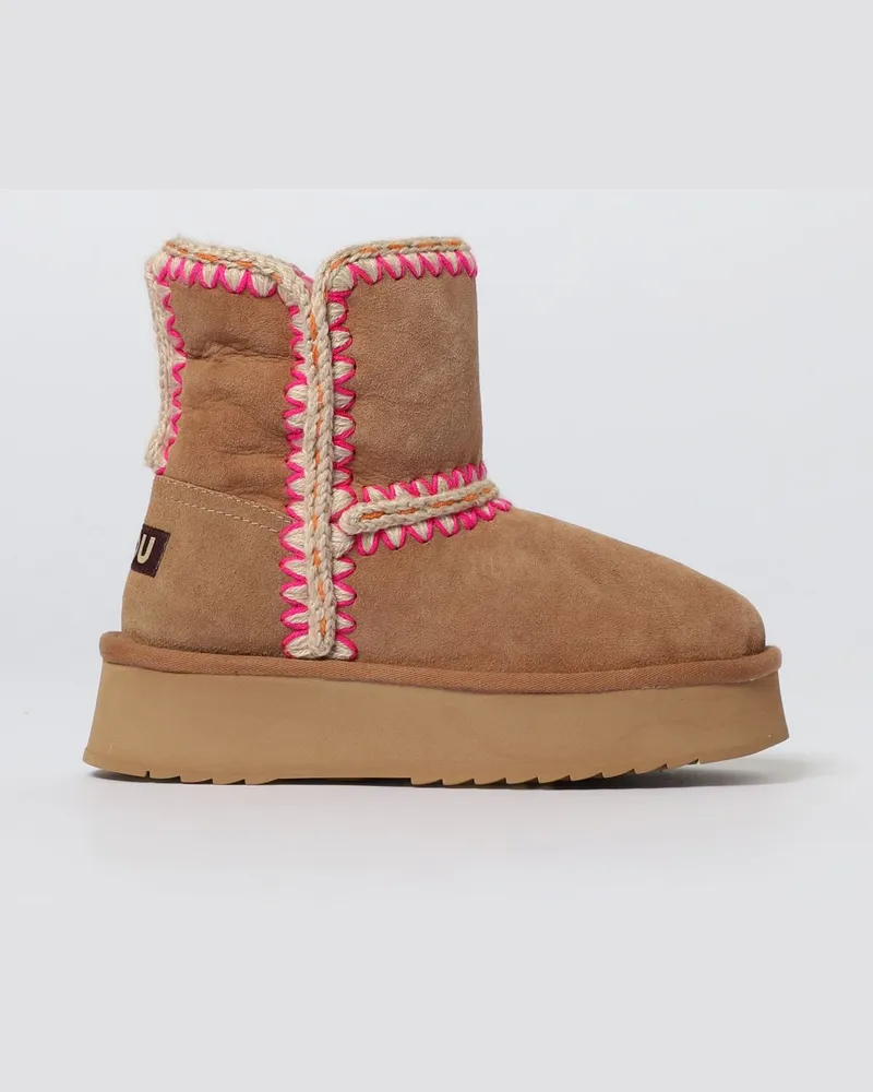 Mou Flache stiefeletten damen Braun