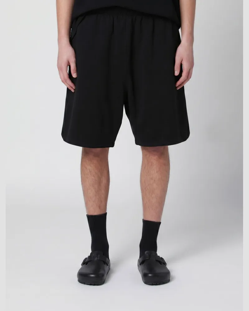 Entire Studios Jersey-Jogging-Shorts Schwarz