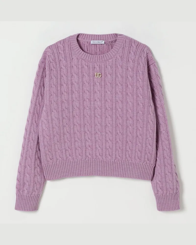 Dolce & Gabbana Pullover kinder Dolce & Gabbana Lila