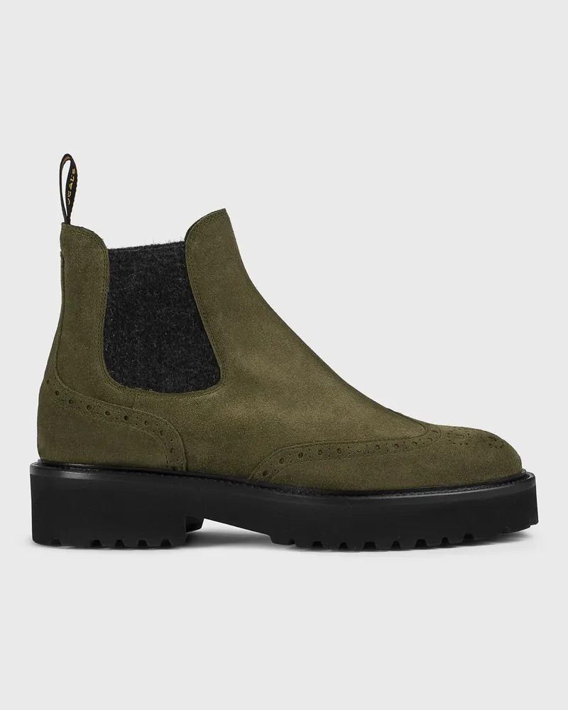 Doucal´s Flache stiefeletten damen Grün
