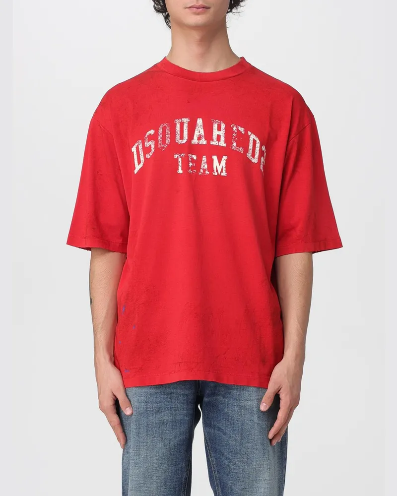 Dsquared2 T-shirt herren Rot
