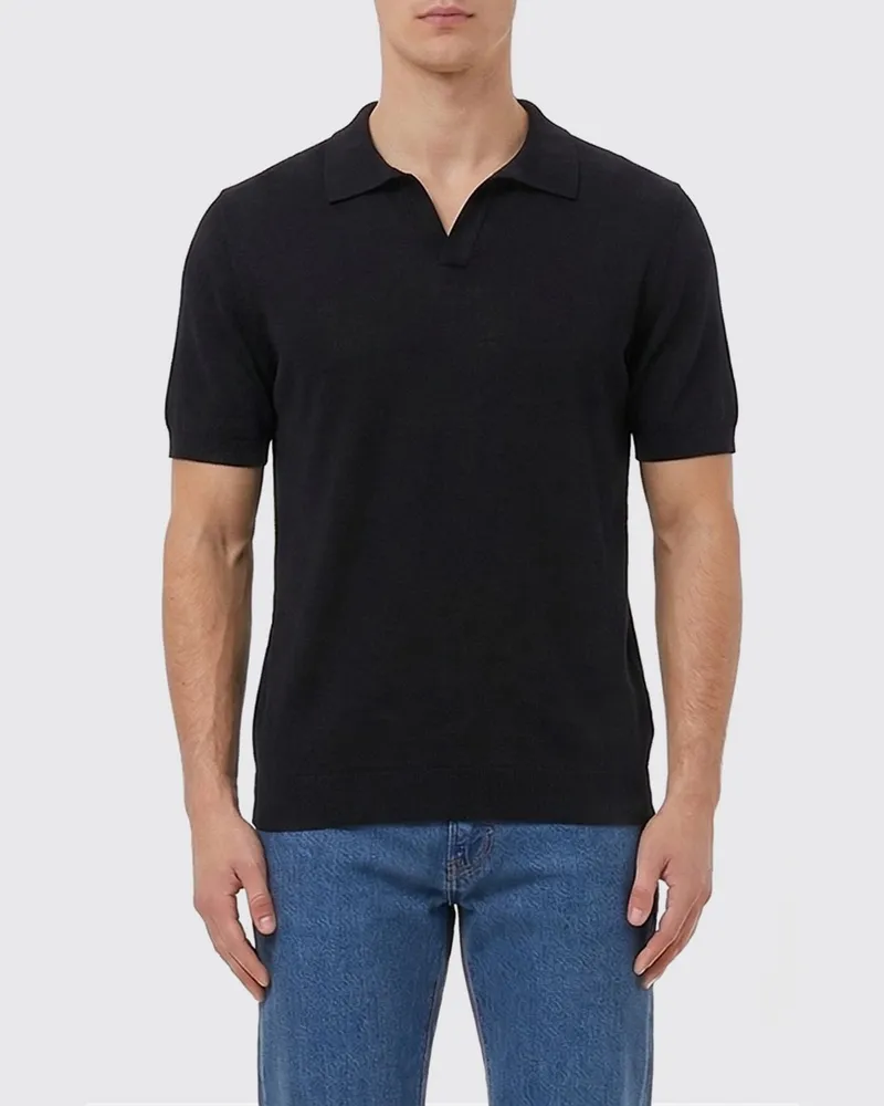 Tagliatore Polo herren Schwarz