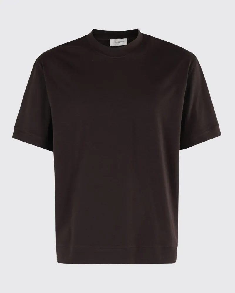 Paolo Pecora Milano T-shirt herren Braun