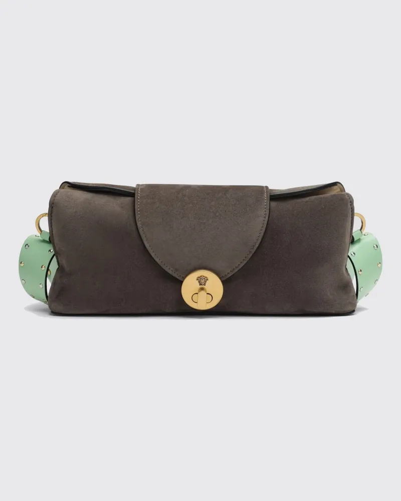 Versace Umhängetasche damen Taubengrau