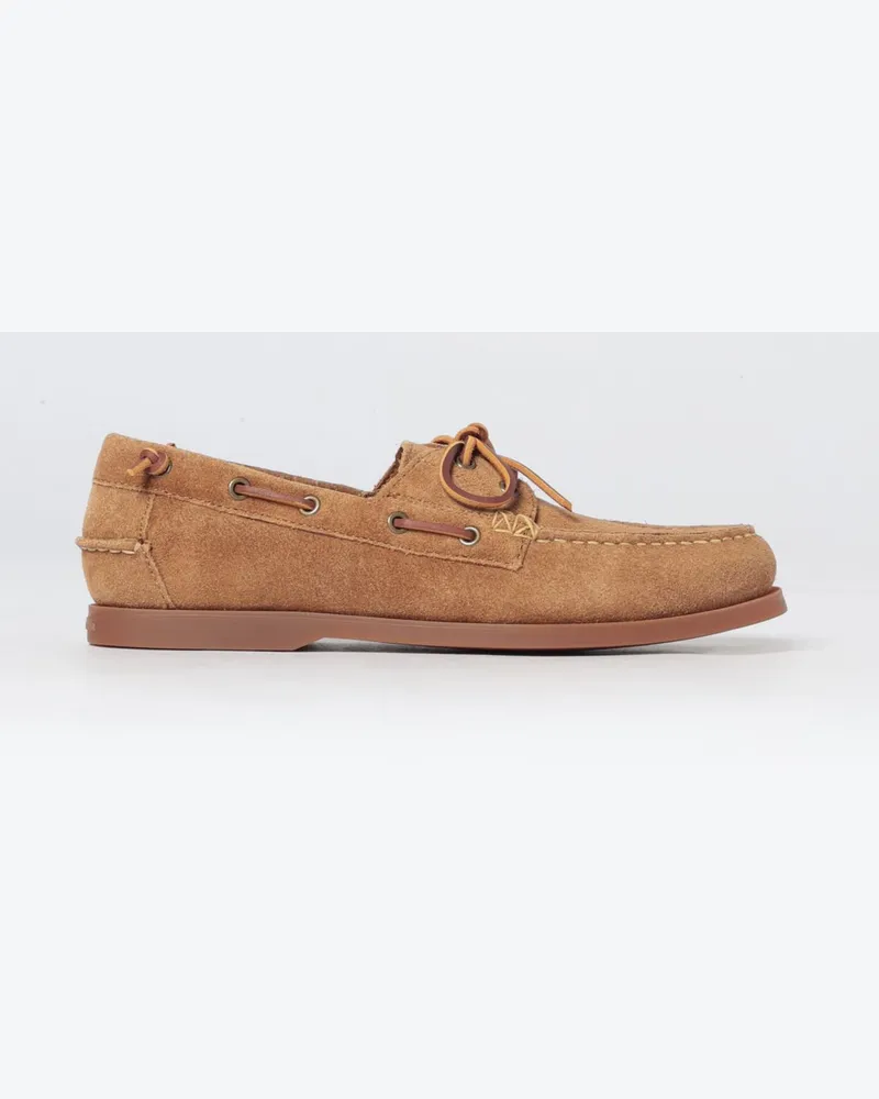 Ralph Lauren Bootsschuhe von aus Veloursleder mit Gummisohle Burnt