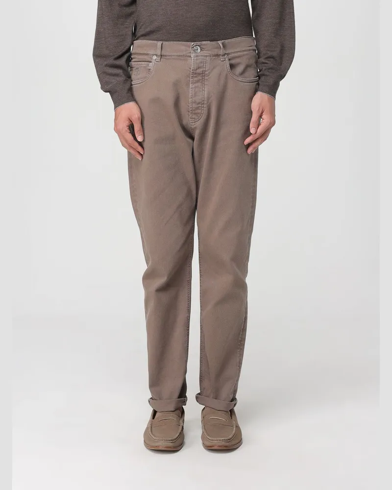 Brunello Cucinelli Mantel herren Beige