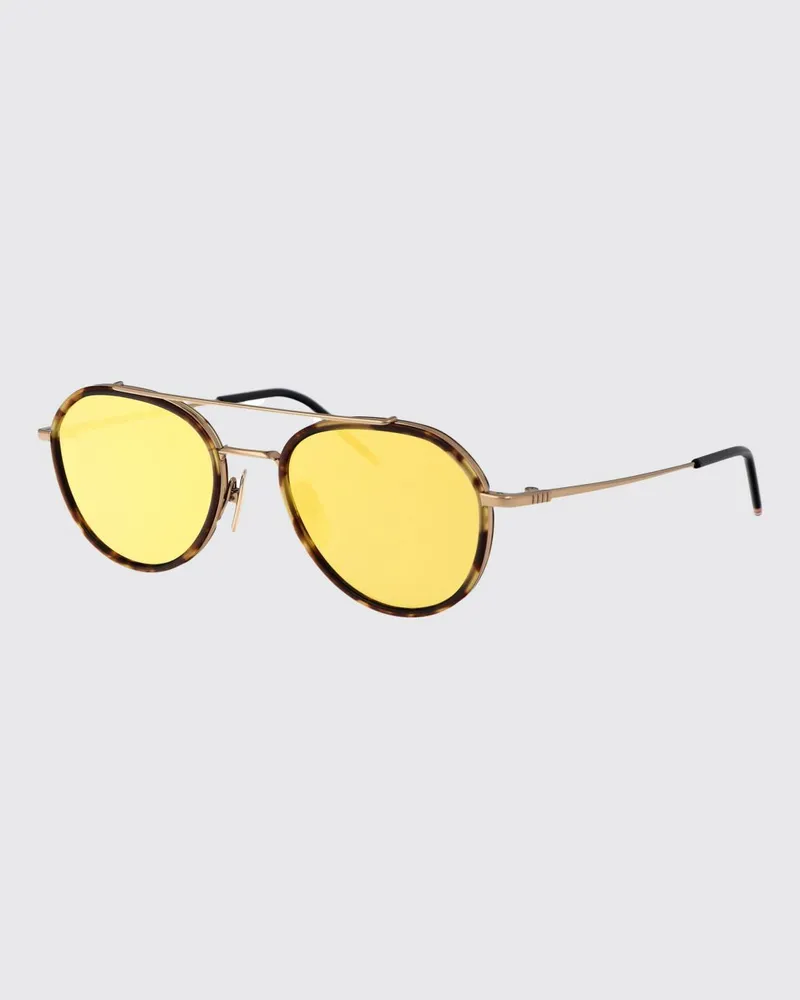 Thom Browne Sonnenbrille herren Gold