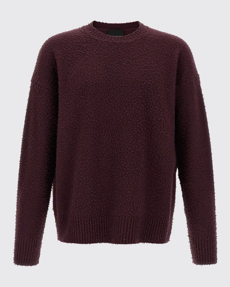 Roberto Collina Pullover herren Burgunderrot