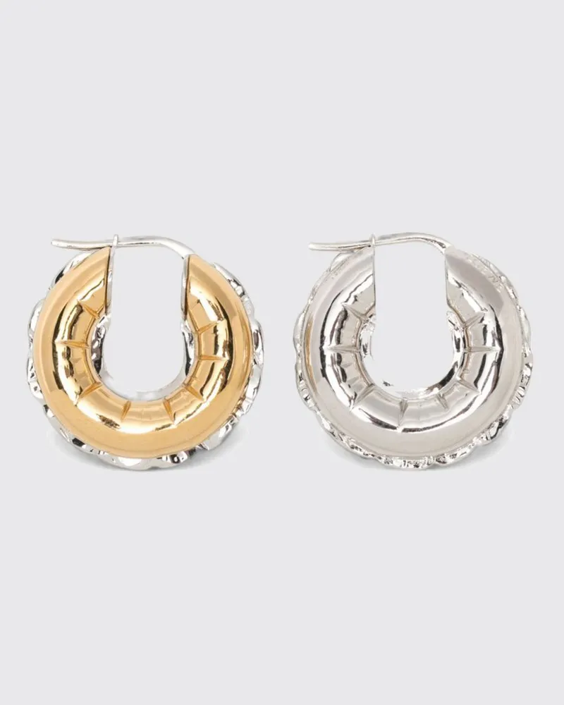 Loewe Blown Inflated Creolen aus vergoldetem Messing Gold