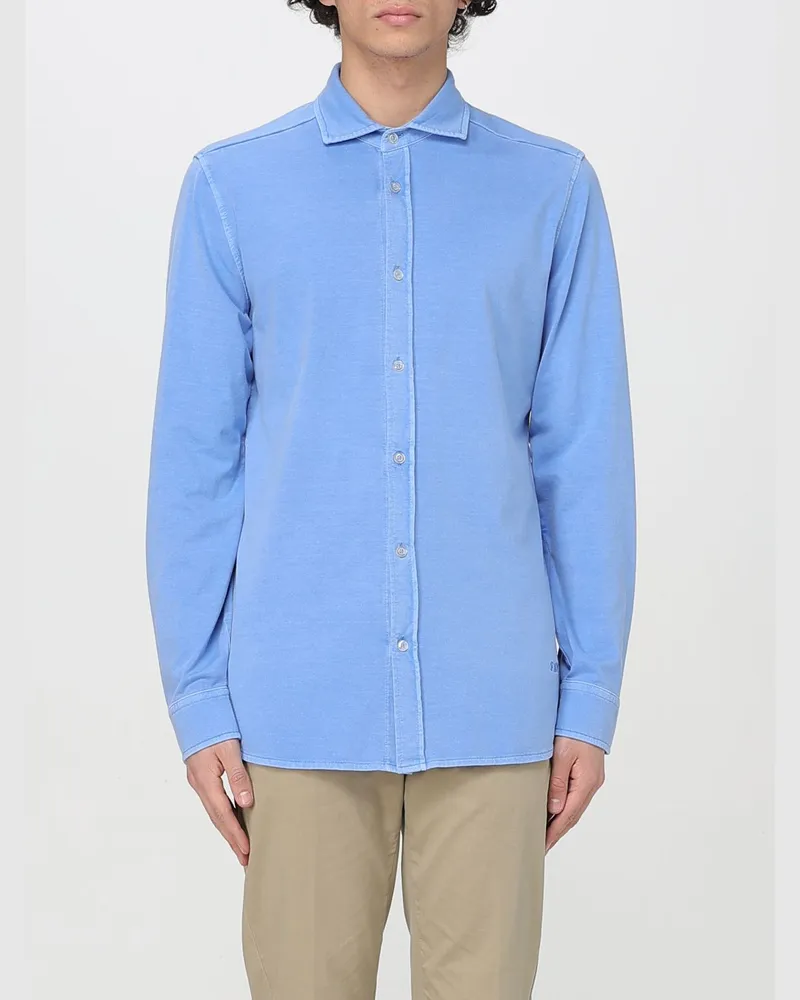Fay Hemd herren Blau