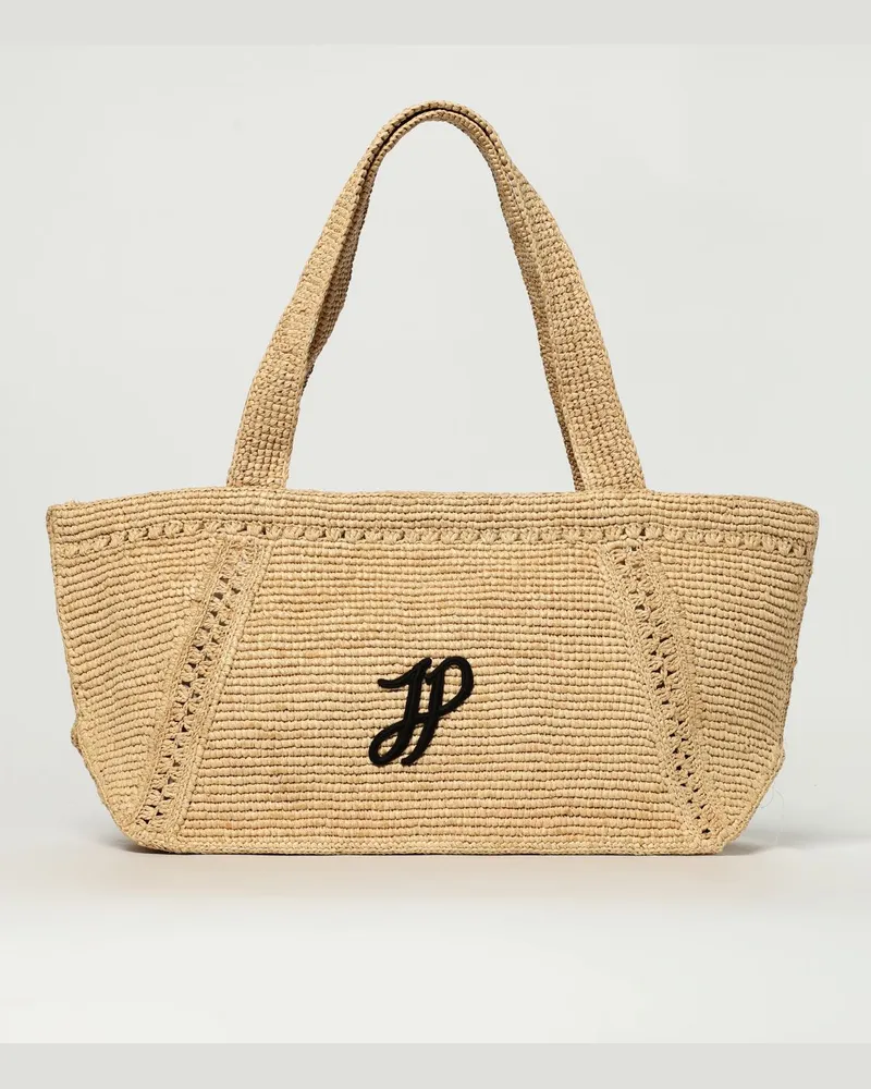 Patou Schultertasche damen Cream