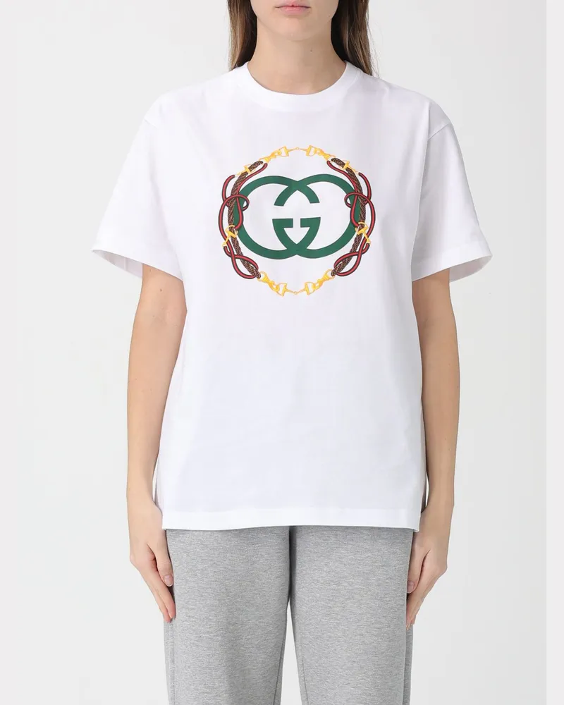 Gucci T-shirt damen Weiß