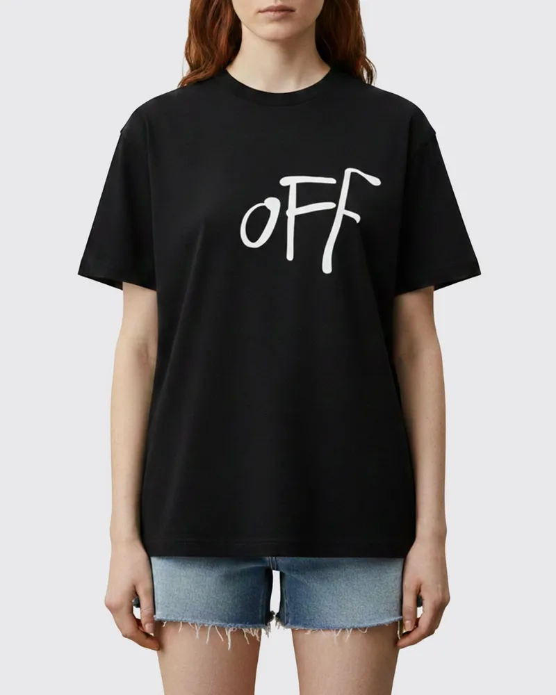 OFF-WHITE T-shirt damen Schwarz