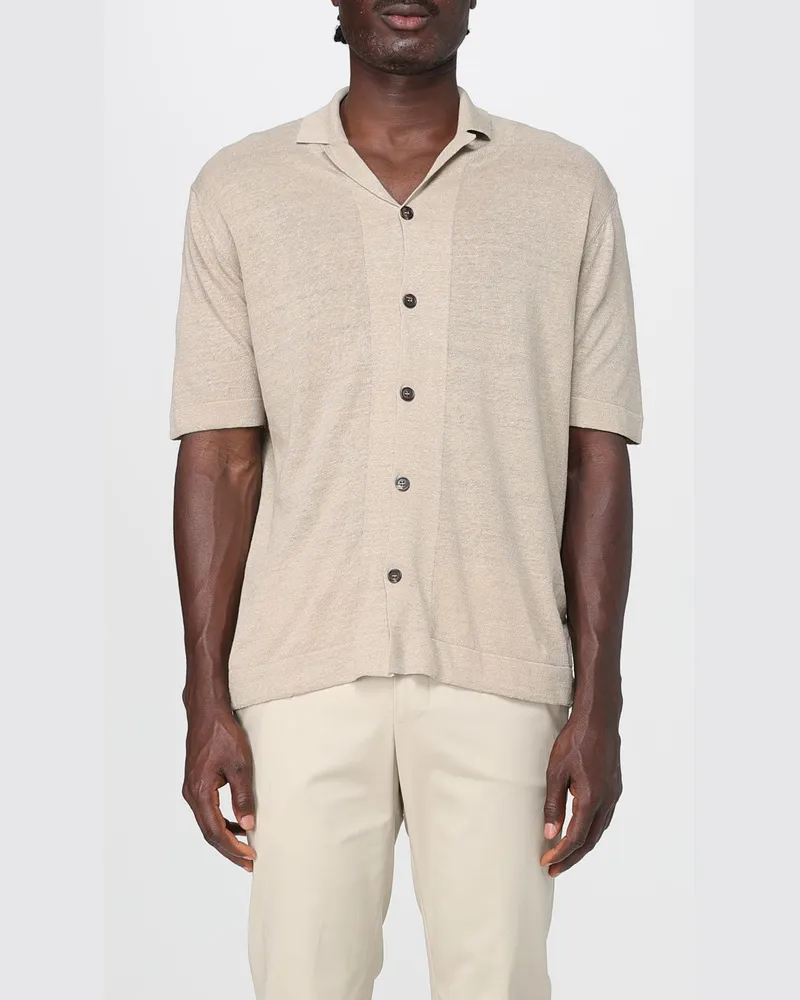 Zanone Hemd herren Beige