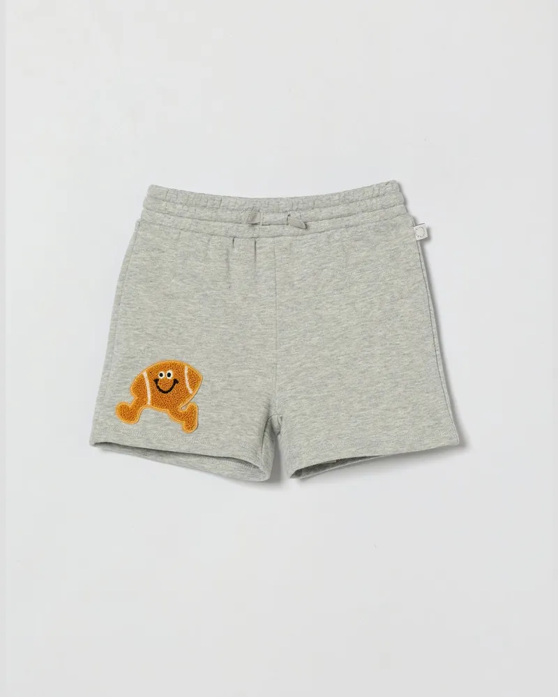 Stella McCartney Kids Baumwoll-Jogging-Shorts Grau