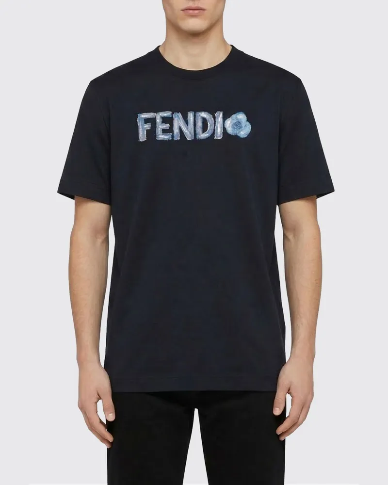 Fendi T-shirt herren Navy