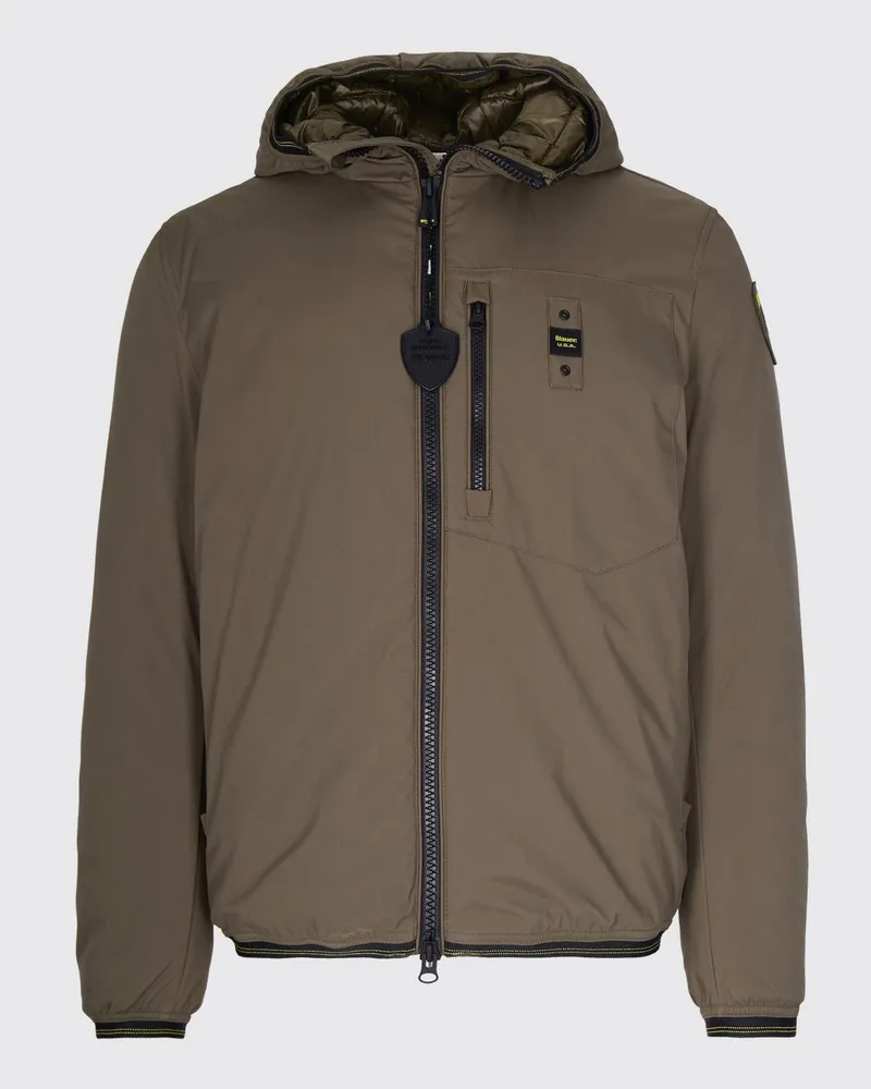 Blauer Jacke herren Grün