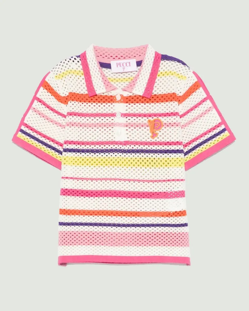 Emilio Pucci Top kinder Ivory