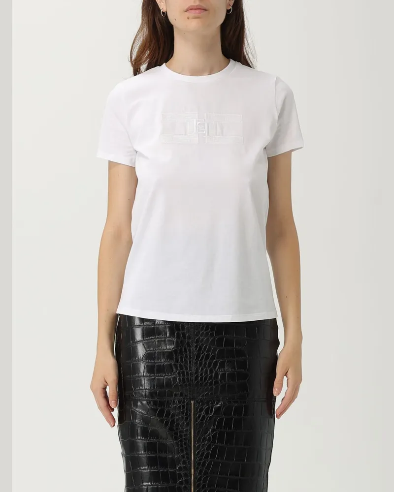 Elisabetta Franchi T-shirt damen Weiß