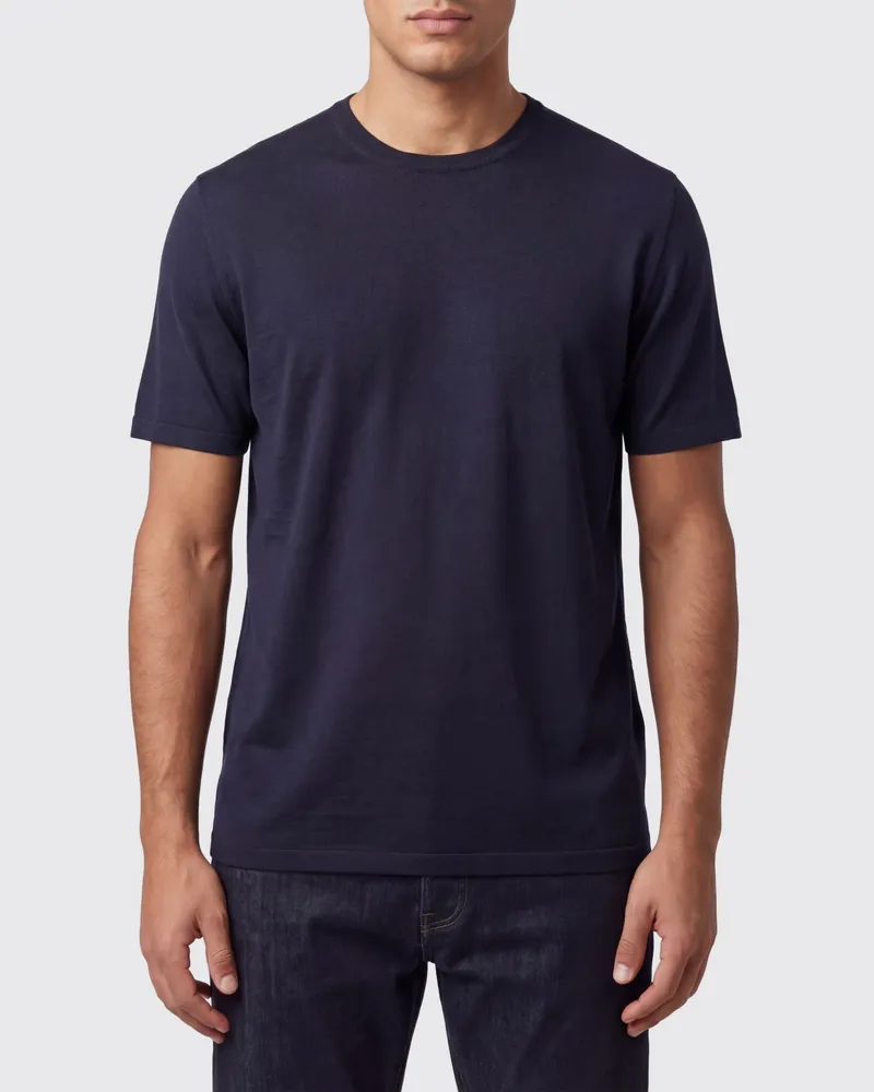 Roberto Collina T-shirt herren Blau