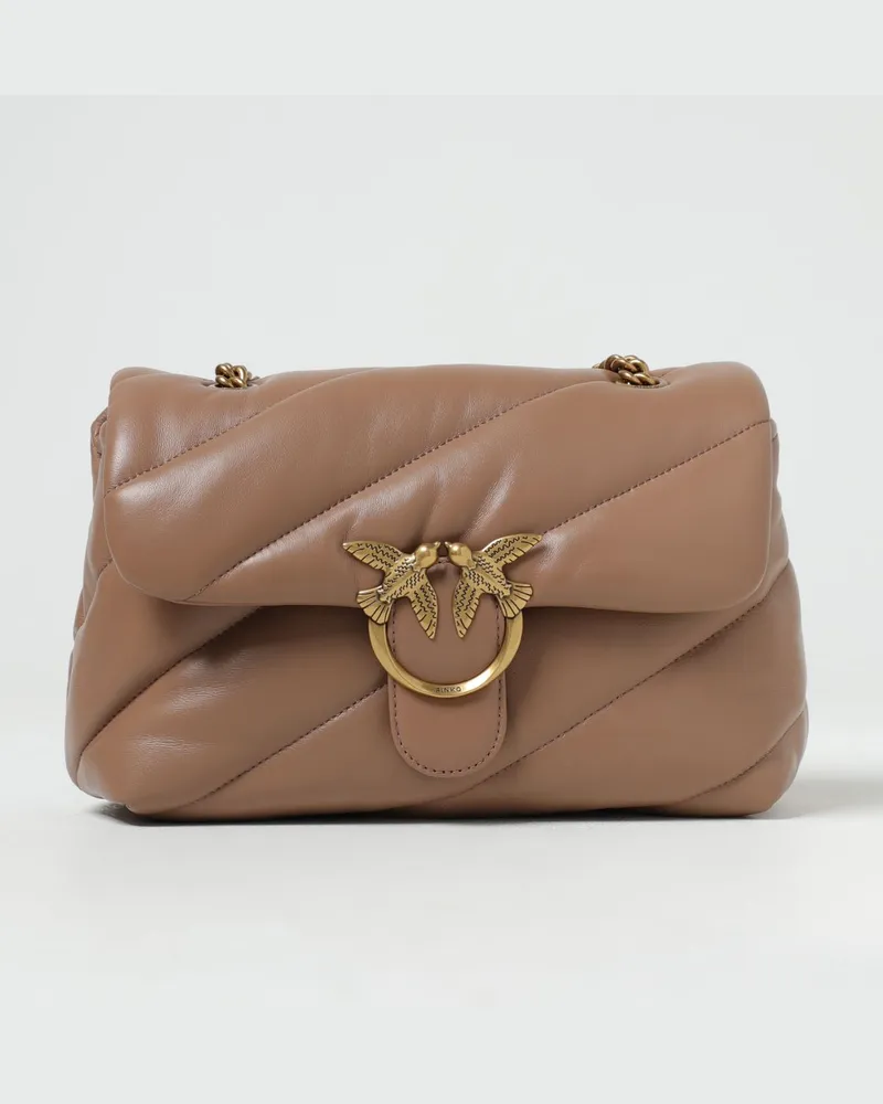 Pinko Schultertasche damen Beige