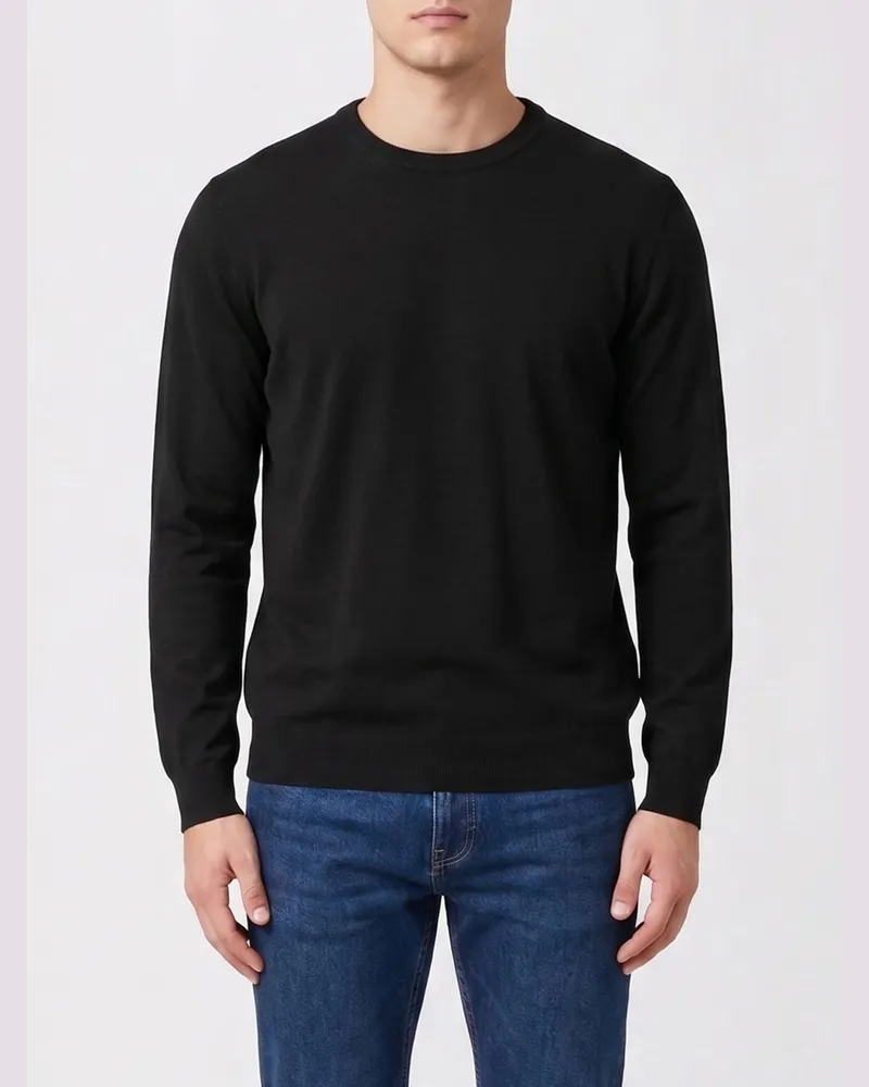 Paolo Pecora Milano Pullover herren Schwarz