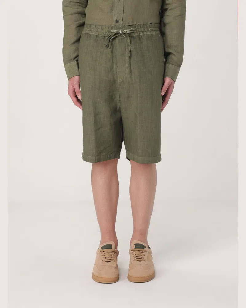 120% Lino Shorts herren Kaffee
