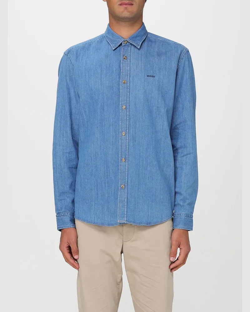 HUGO BOSS Hemd herren Hugo Blau