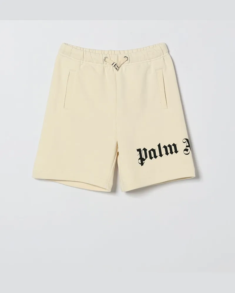 Palm Angels Baumwoll-Jogging-Shorts mit Logo Weiß