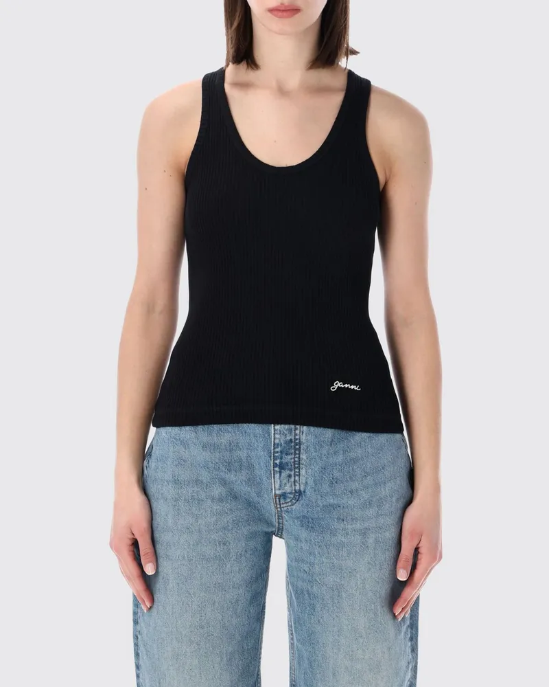 Ganni Top damen Schwarz
