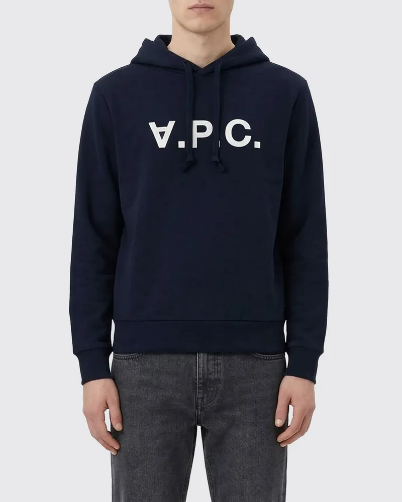 A.P.C. Sweatshirt herren Navy