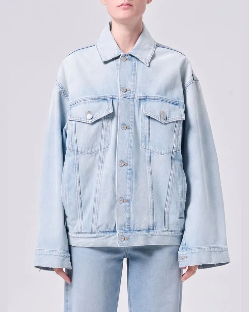 AGOLDE Jacke damen Blau