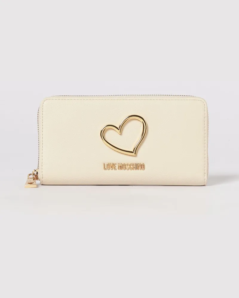 Moschino Geldbörse damen Ivory