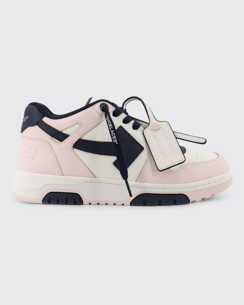 OFF-WHITE Out Of Office Leder-Sneakers Pink