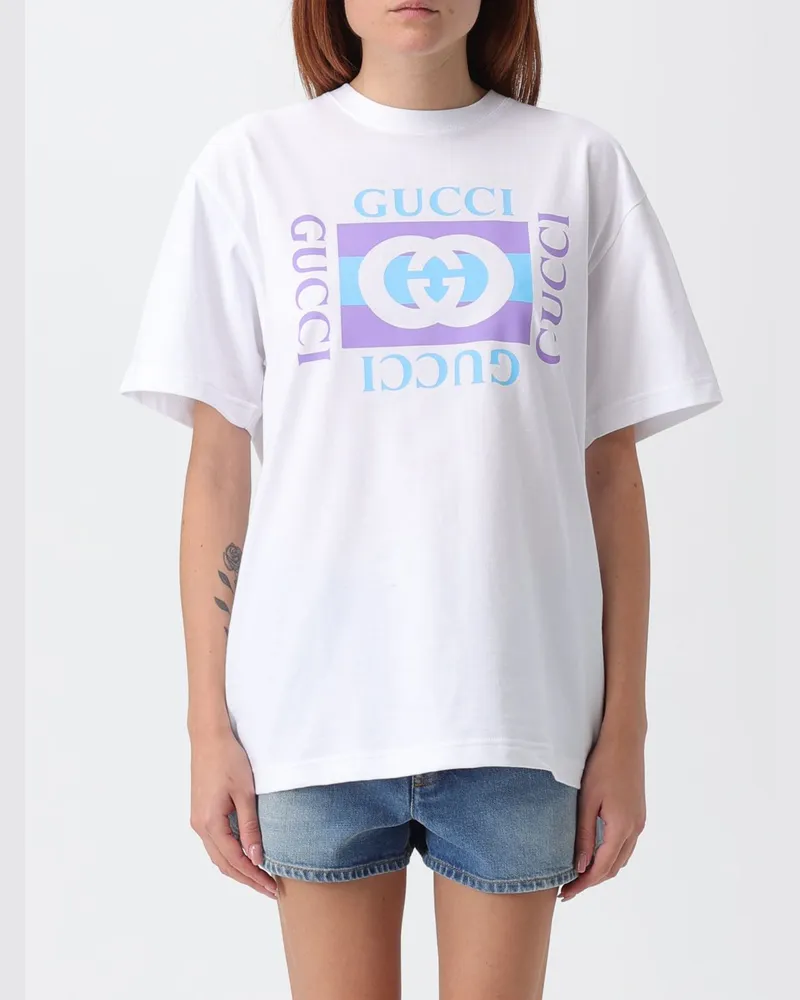 Gucci T-shirt damen Weiß