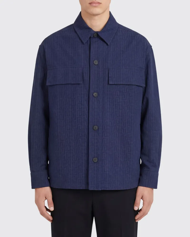 Balmain Jacke herren Marine