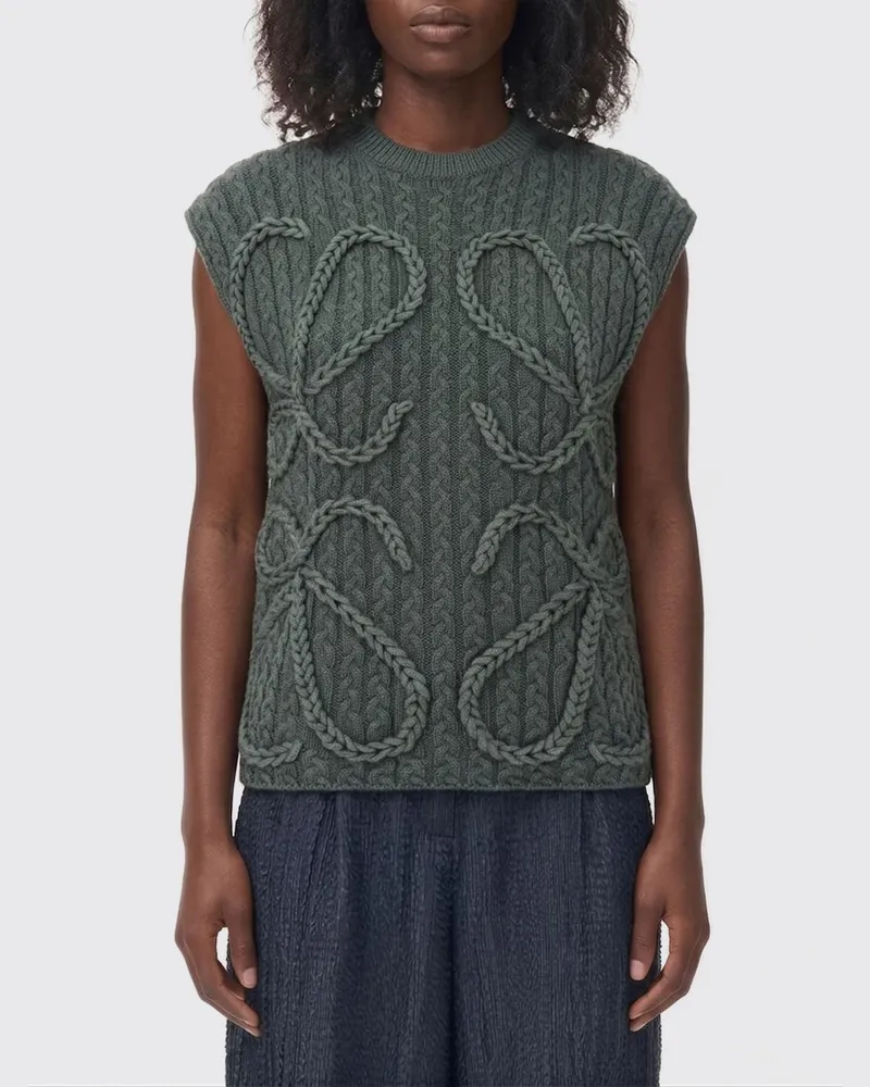 Loewe Pullover damen Kaki