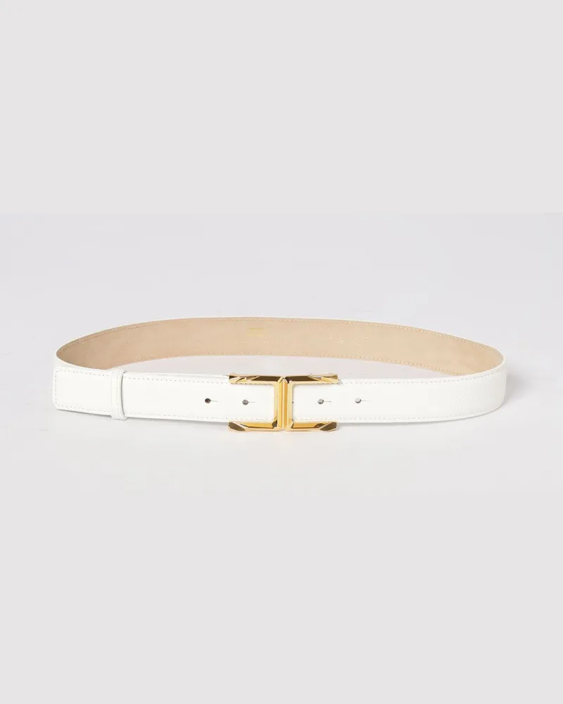 Elisabetta Franchi Gürtel damen Ivory