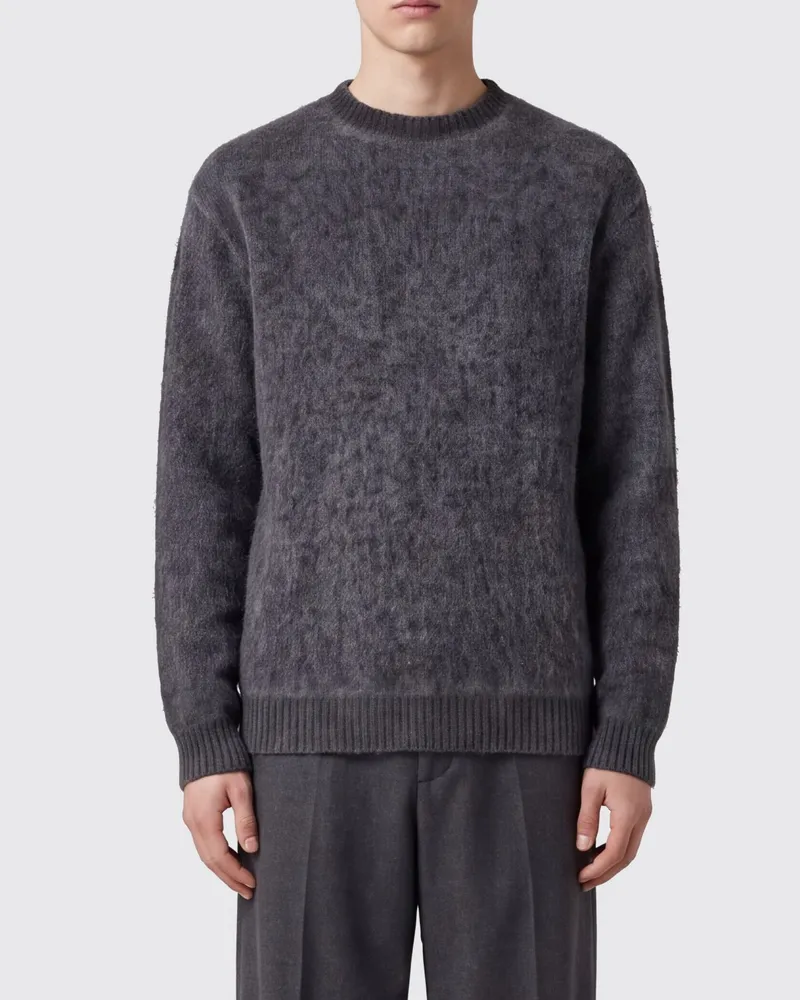 Avant Toi Slim-Fit Pullover mit Rundhalsausschnitt aus Merinowolle und Alpaka Rot