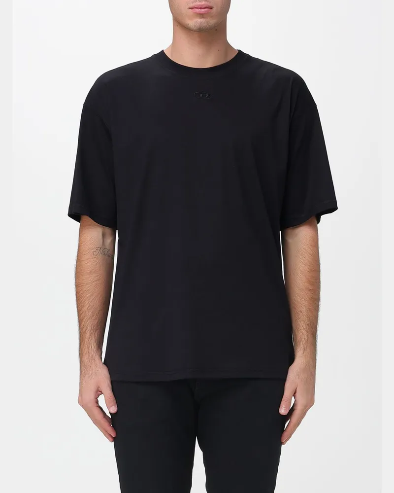 Diesel T-shirt herren Schwarz