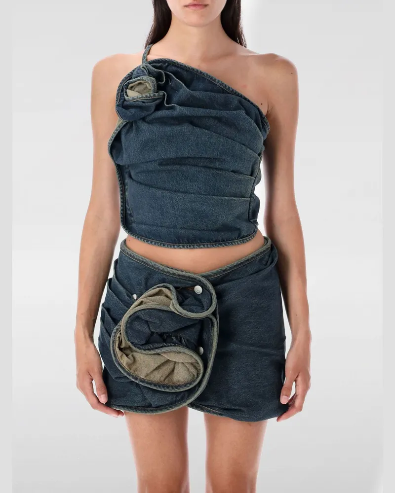 Magda Butrym Top damen Blau